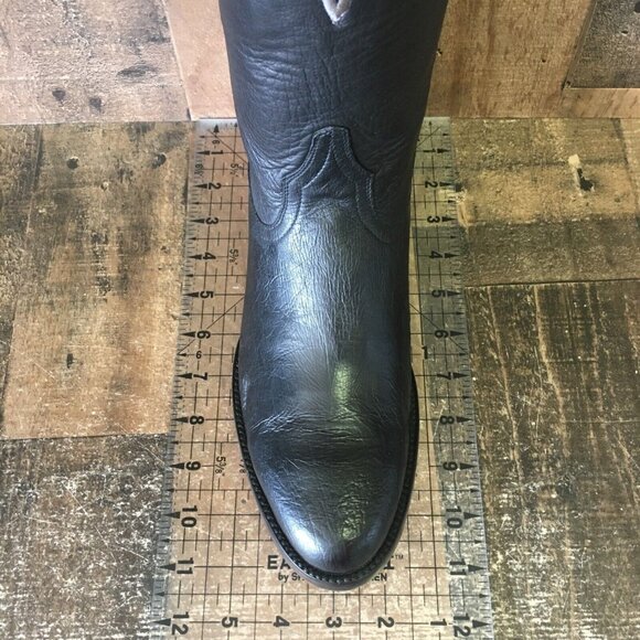 Old Gringo Amarillo 10” MK2293-1 Black Smooth Ostrich Cowboy Boots Mens 9 D - Picture 3 of 12